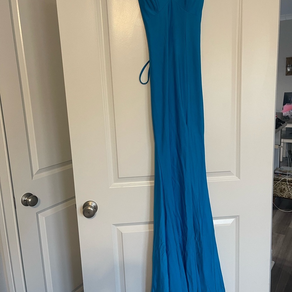 Faviana Striking Blue Gown